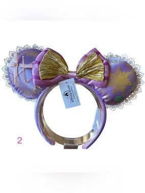 Disney Princess Tangled Rapunzel Minnie Mouse Ear Headband NEW! 2